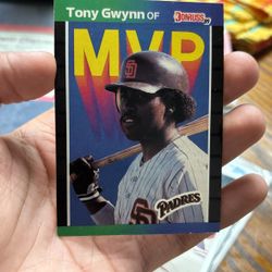 Tony Gwynn MVP Baseball Card - Good Condition, Raw