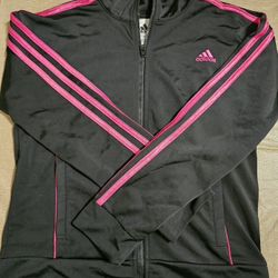 Adidas Girls Zip Up Sweater