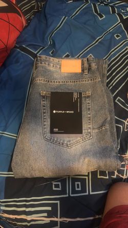 Purple jeans