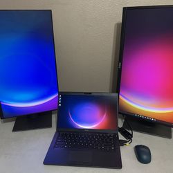 DELL LATITUDE, 14” TOUCHSCREEN/DUAL (2) MONITORS/WIN 11 PRO/16GB/M.2 NVME SSD/BT/WEBCAM/BACKLIT/(ALL INCLUDED)!