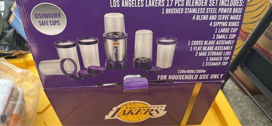 Lakers Logo blender and mixer set