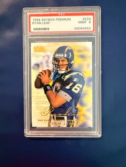 Ryan Leaf 1998 skybox premium #224 MINT 9