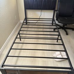 twin bed frame basically new