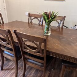 Wooden Table And Chairs 