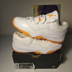 Size 13c - Kids Citrus Jordan 11 Low's - $100