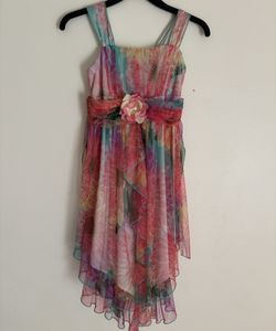 Girl Colorful Dress Size 12