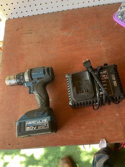 Drill battery and charger