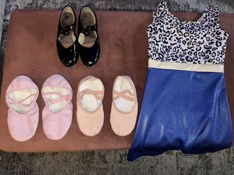 Girls Dance Leotard And Shoes