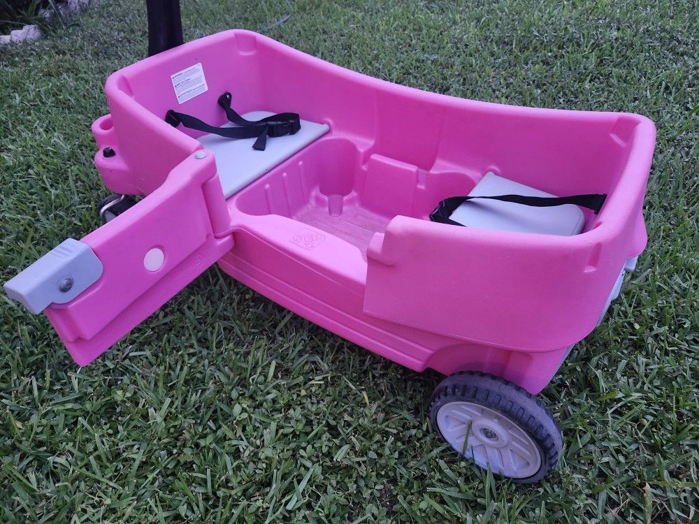 STEP2 KIDS WAGON PULL CART STROLLER
