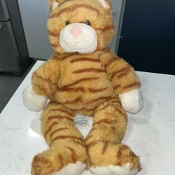 Build a Bear orange striped cat