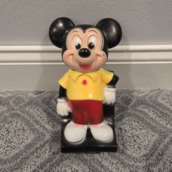 Vintage 1970's Mickey Mouse Piggy Bank
