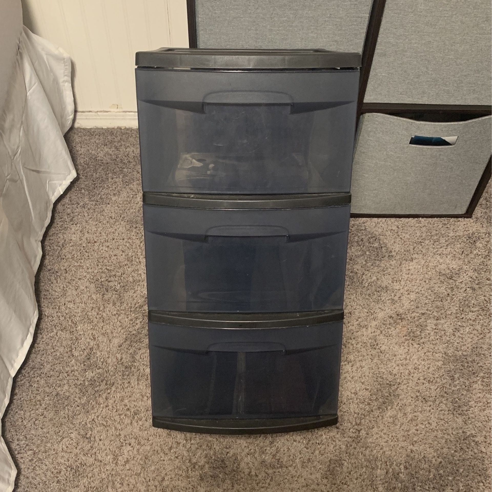 Plastic 3-drawer Storage