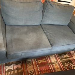  Blue ikea KIVIK Couch/loveseat 