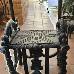 Authentic African Throne, Vintage Royal Chair