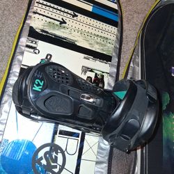 Snow Bord For Sale  With Boot Clamps Included 