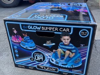 Flybar 6V Glow Bumper Car Ride-On