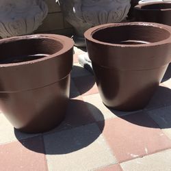 New Flower Pots Made Out Of Cement 16in X19in