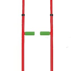 Geospace Adjustable Walkaroo Xtreme Steel Stilts for Kids Red  Used60$ I Can Deliver 