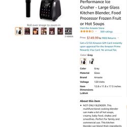 Professional Countertop Blender-64oz