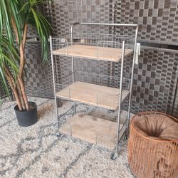 Storage Solutions Rolling Kitchen Cart