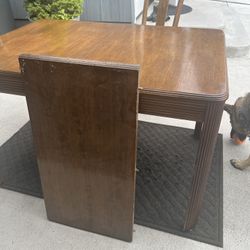 Antique Farm Table W/Chairs