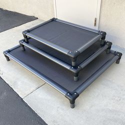 (New) Heavy Duty Raised Dog Bed Cot (Medium $50, Large $60, X-Large $70) Elevated Pet Bed Indoor Outdoor