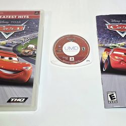 Disney Pixar's 'Cars' Sony PSP Game Complete CIB (Case, Manual & Game) Tested
