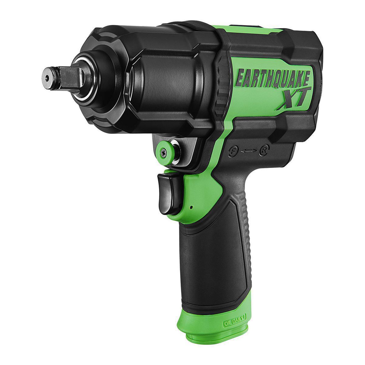 Brand New in box never opened EARTHQUAKE XT 1/2 in. Composite Air Impact Wrench, Twin Hammer, 1190 ft. lbs., Green
