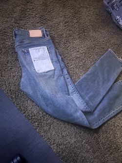 Purple jeans