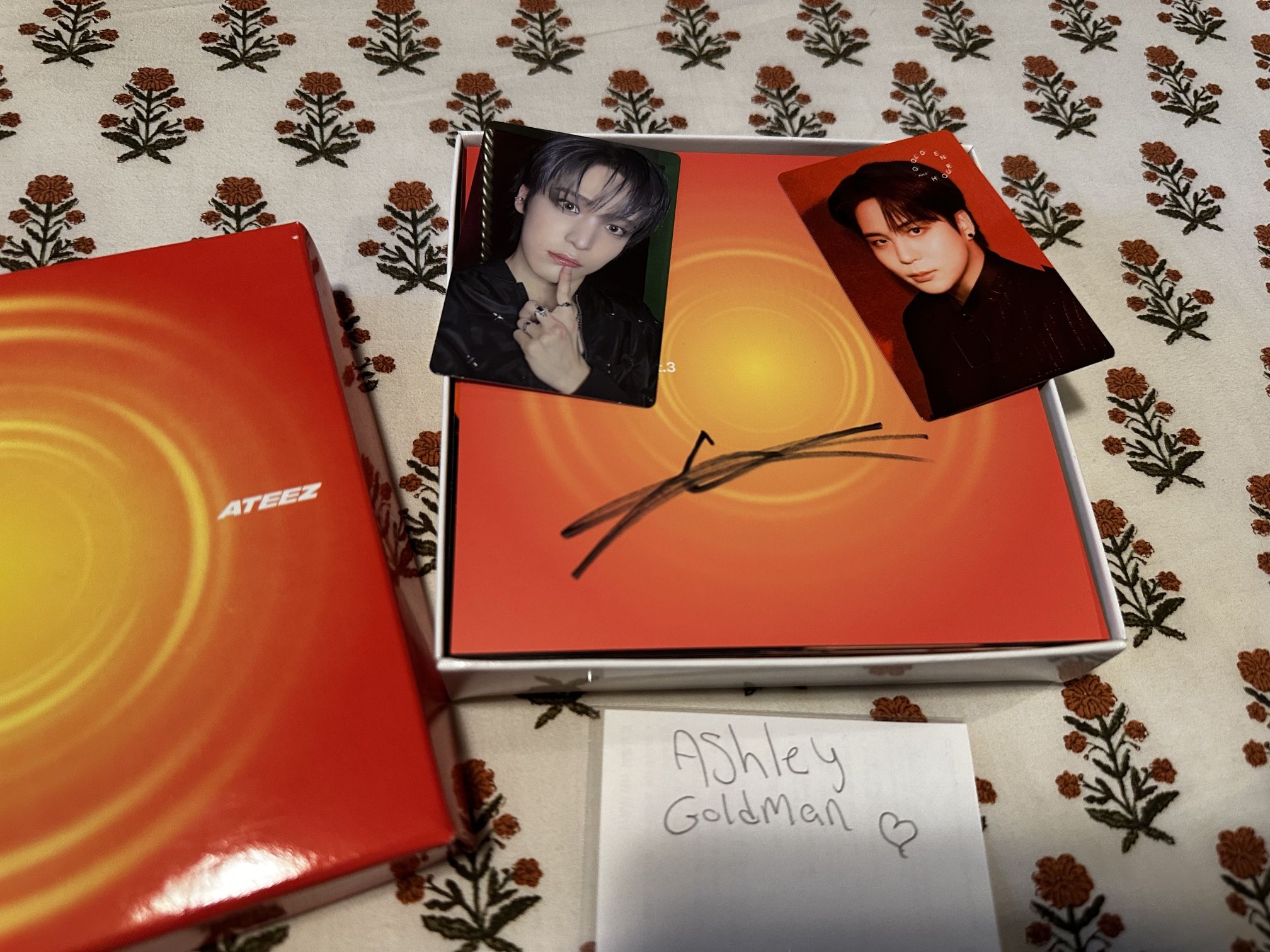 Signed Ateez Album Golden hour part 3