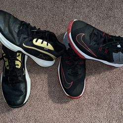 Lot of men’s size 13 sneakers shoes / Nike swoosh & Under Armour