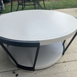 Large Round Coffee Table Rustic | Living Room | Play Room
