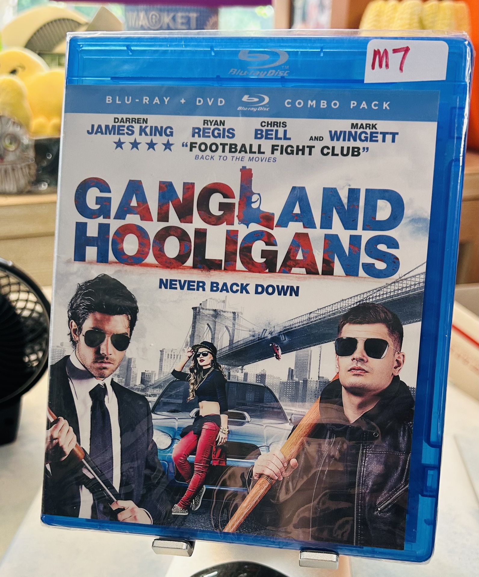 Gangland Hooligans “Never Back Down” Blu-ray + DVD Combo Pack NIP