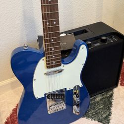   Full Guitar Starter Bundle - Squier Telecaster + Fender Mustang LT25 Amp
