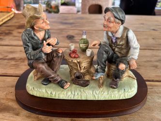 Vintage Figurine of Two Hobo Men