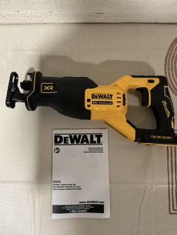 DEWALT. 20V MAX XR Lithium Ion Cordless Brushless Reciprocating Saw (Tool Only). DCS382B.