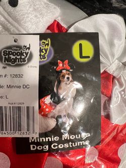 Brand New Large Minnie Mouse Dog Costume