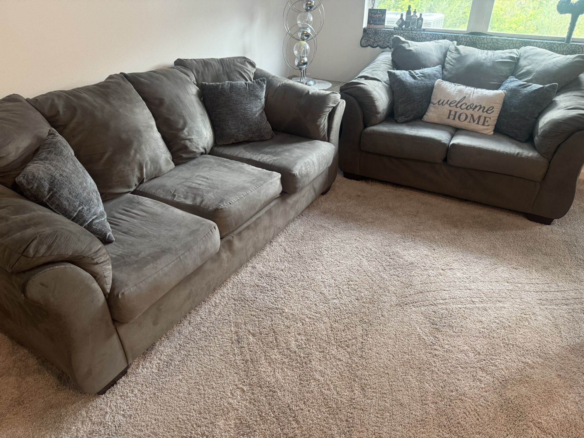grey sofa set