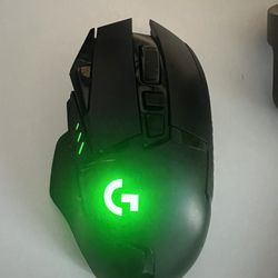 Logitech G502 Lightspeed Wireless Gaming Mouse with Hero 25K Sensor, PowerPlay Compatible, Tunable Weights and Lightsync RGB - Black
