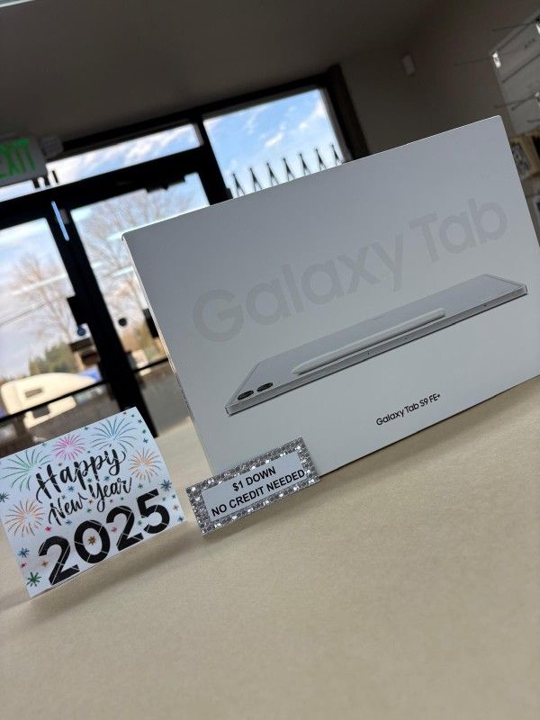 Samsung Galaxy Tab S9 FE Plus Tablet - Only $1 Today Pay The Rest Later!