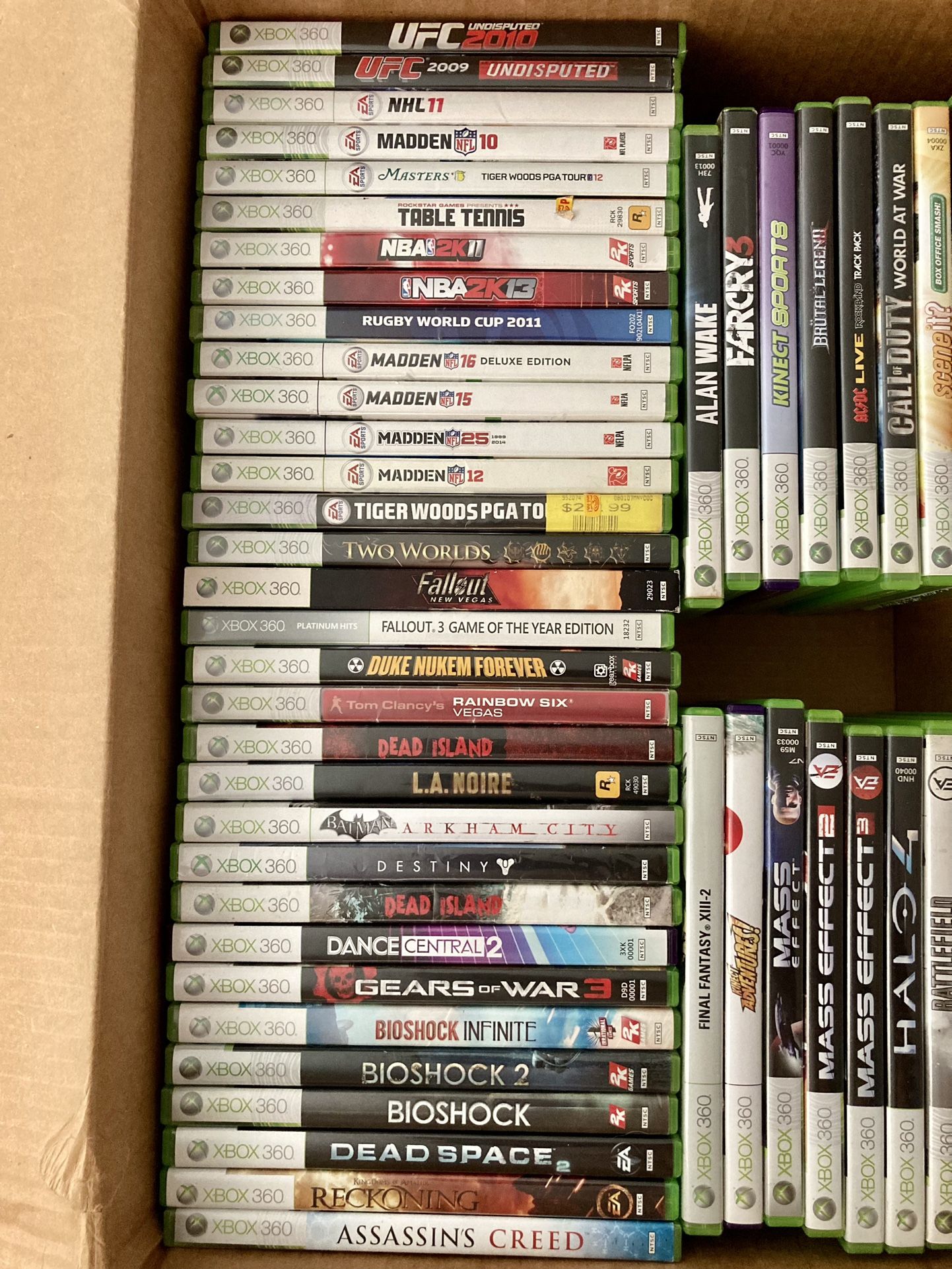 Xbox 360 Games $5 Each