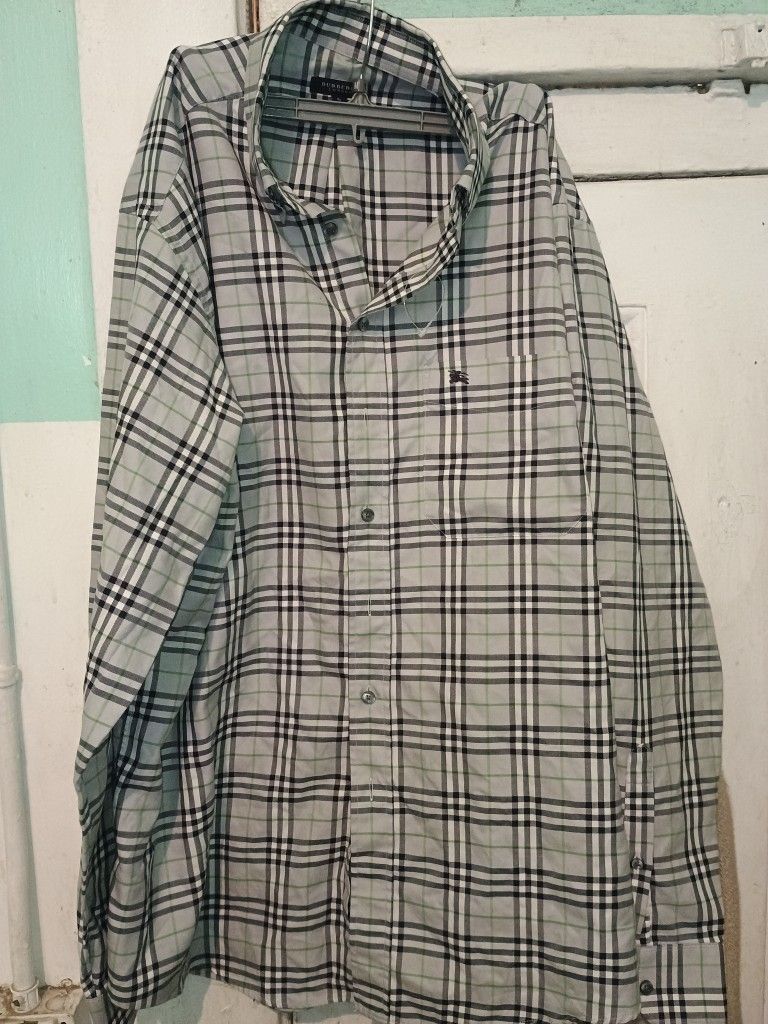 Burberry London Mens XL Shirt, New