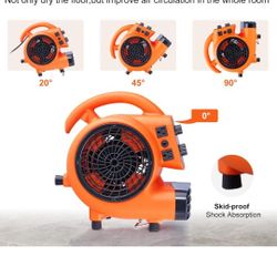 Vevor Fan With 2 Outlets On The Side With Power Breaker