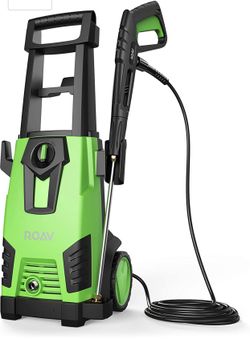Roav HydroClean, by Anker, Electric Pressure Washer, Power Washer with 2,100 PSI, 1.78 GPM, Longer Cables and Hoses, and Detergent Tank, for Cleaning