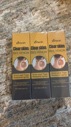 Ximonth Clear Skins Bee Venom Wart Removal Spray 3-Pack