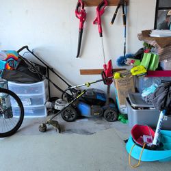 Battery Mower And Weedeater Blower Edge Obo 