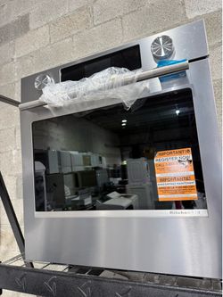 27 Inch Smart Single Wall Oven With Assisted Cooking Cycles