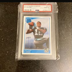 Dj Moore Rookie Card PANINI GEM MINT 10