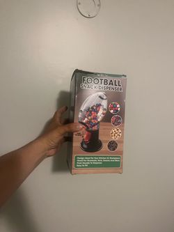 Football candy dispenser