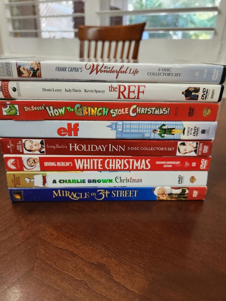 8 Xmas DVDs - Old and New - All for $20